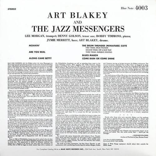 Art Blakey & The Jazz Messengers A Night in Tunisia (Classic Vinyl Series)