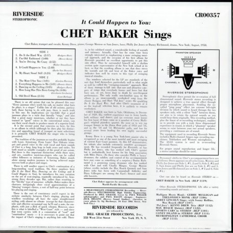 Chet Baker Chet Baker Sings: It Could Happen To You