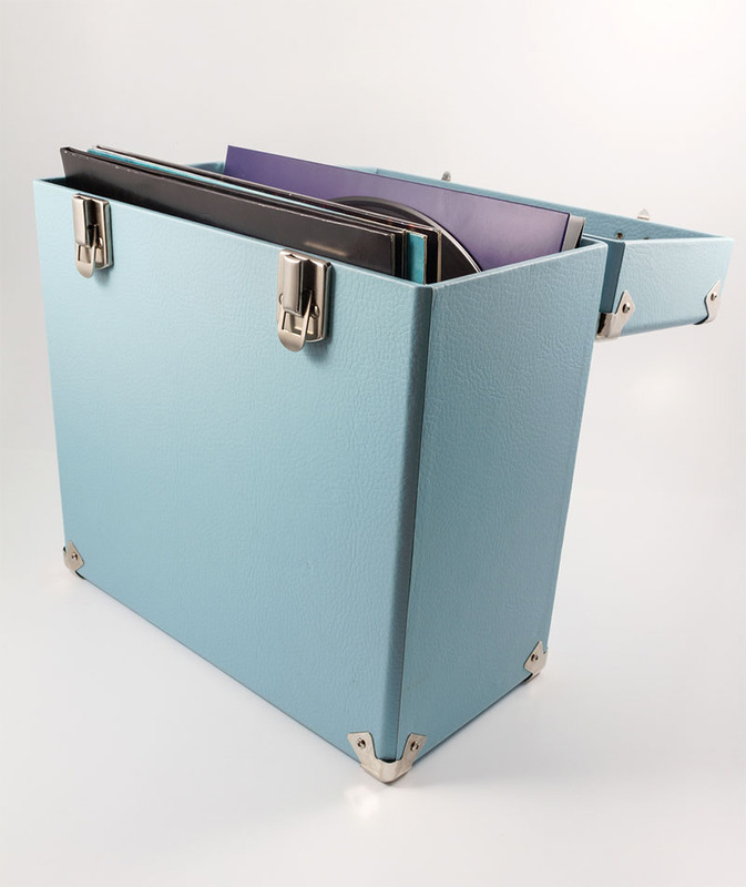 GPO 12 Inch Vinyl Case Blue