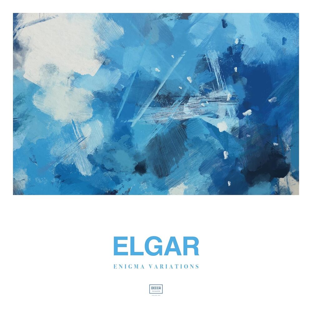 Sir Georg Solti & Vienna Philharmonic Elgar Enigma Variations Ice Blue Coloured Vinyl (Decca Collection Series)