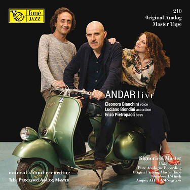 Bianchini, Biondini & Pietropaoli Andar Live Mastertape Studio Quality Reel To Reel Tape (2 Reels)