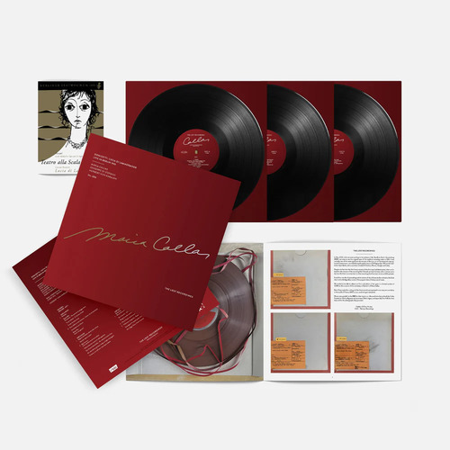 Maria Callas, Giuseppe di Stefano & Herbert von Karajan Donizetti: Lucia di Lammermoor Live in Berlin 1955 (3 LP)