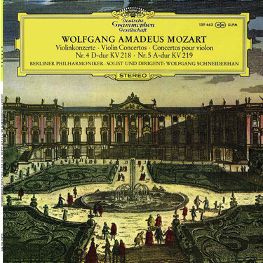 Wolfgang Schneiderhan & Berliner Philharmoniker Wolfgang Amadeus Mozart Violin Concertos Nos.4 & No.5