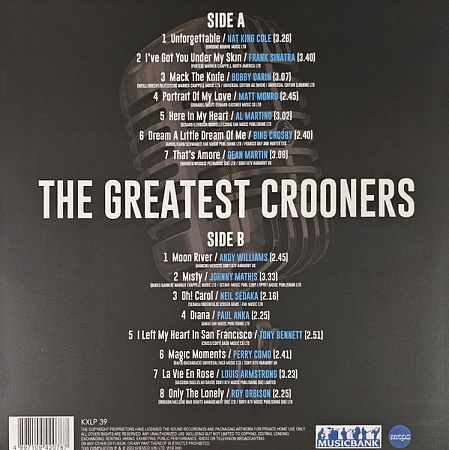 Various Artists The Greatest Crooners