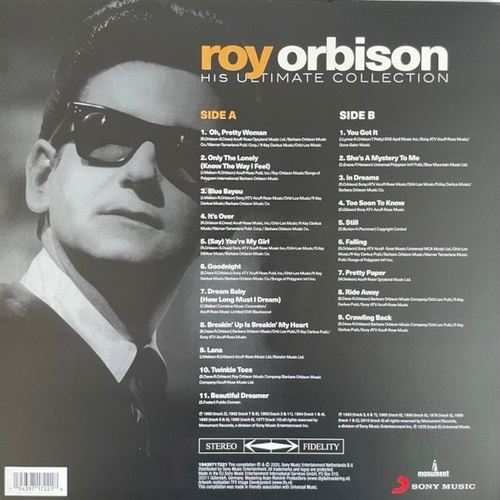 Roy Orbison His Ultimate Collection