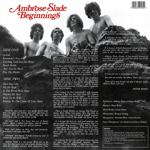 Ambrose Slade Beginnings (Coloured Transparent Yellow & Red Splatter)