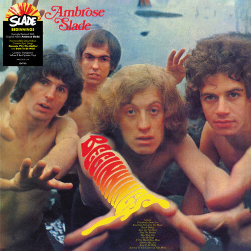 Ambrose Slade Beginnings (Coloured Transparent Yellow & Red Splatter)