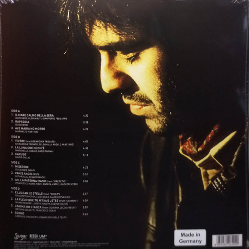 Andrea Bocelli Il Mare Calmo Della Sera (2 LP)