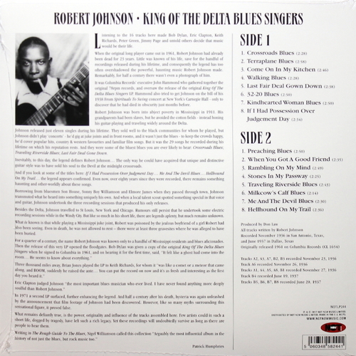 Robert Johnson King Of The Delta Blues Singers (Coloured Red Vinyl)