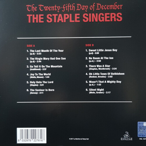 The Staple Singers The Twenty-Fifth Day Of December