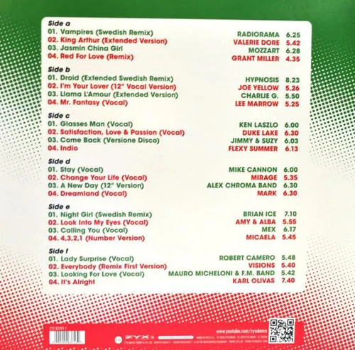 Various Artists ZYX Italo Disco Collection 1 (3 LP)