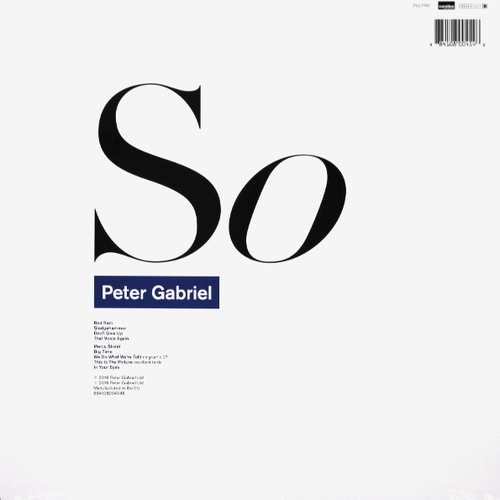 Peter Gabriel So Half-Speed Mastered