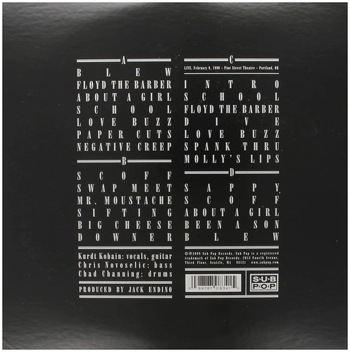 Nirvana Bleach 20th Anniversary (2 LP)