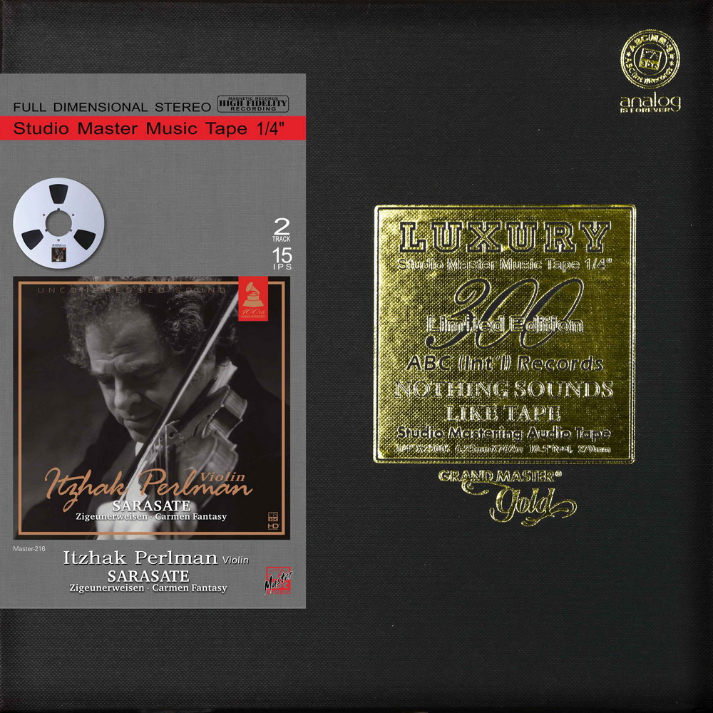 Itzhak Perlman Sarasete: Carmen Fantasy Mastertape Studio Quality Reel To Reel Tape (1 Reel)