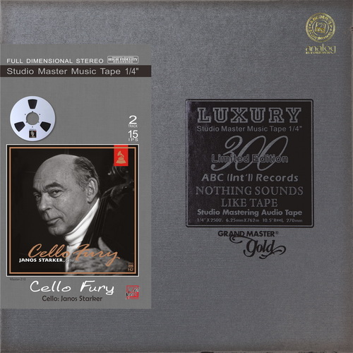Cello Fury Janos Starker Mastertape Studio Quality Reel To Reel Tape (1 Reel)