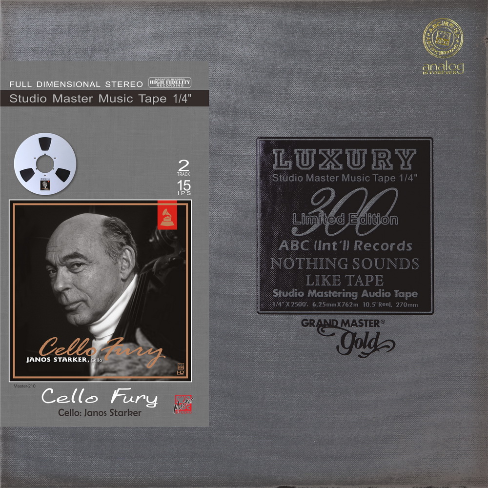 Cello Fury Janos Starker Mastertape Studio Quality Reel To Reel Tape (1 Reel)
