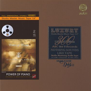 Various Artists Power of Piano Steinway Mastertape Studio Quality Reel To Reel Tape (1 Reel)