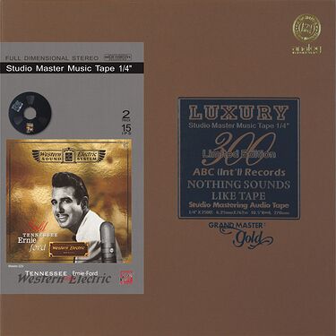 Tennessee Ernie Ford Gold Mastertape Studio Quality Reel To Reel Tape (1 Reel)
