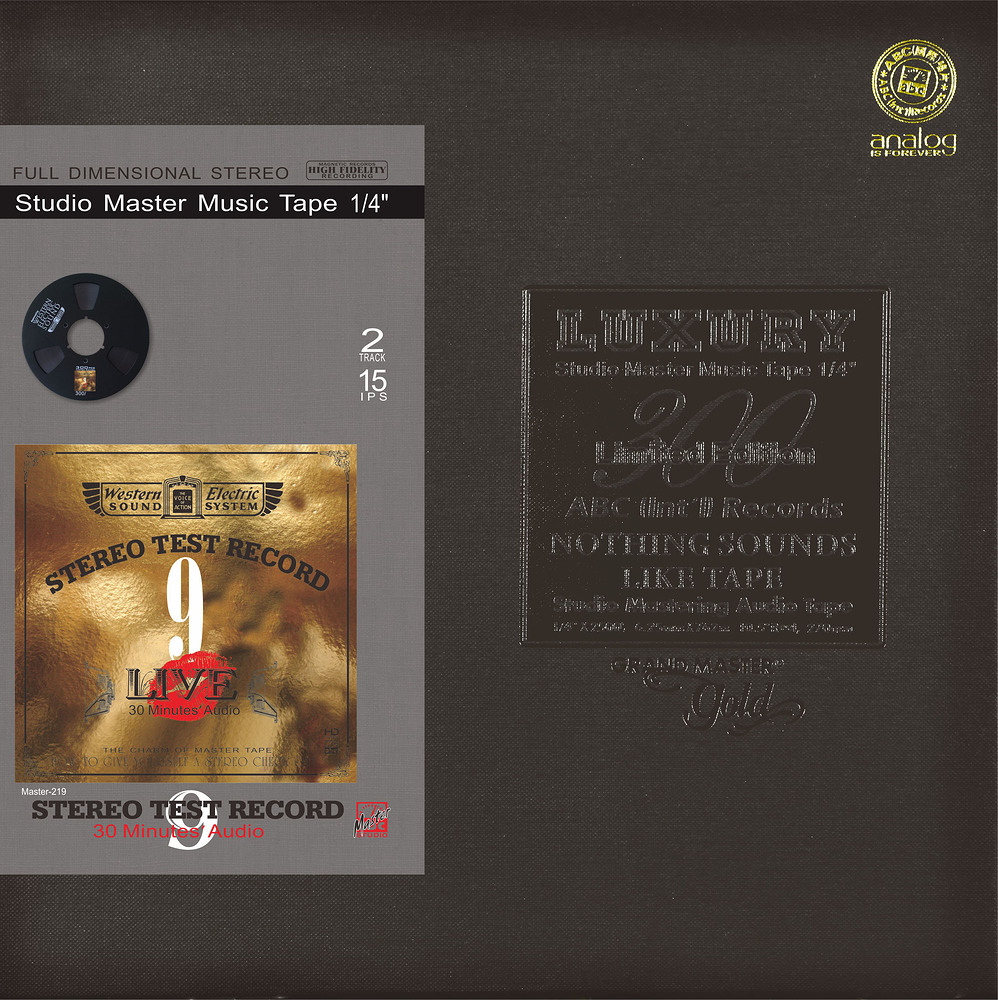 Various Artists Stereo Test Record: Live 9 - 30 Minutes' Audio Mastertape Studio Quality Reel To Reel Tape (1 Reel)
