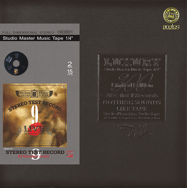 Various Artists Stereo Test Record: Live 9 - 30 Minutes' Audio Mastertape Studio Quality Reel To Reel Tape (1 Reel)
