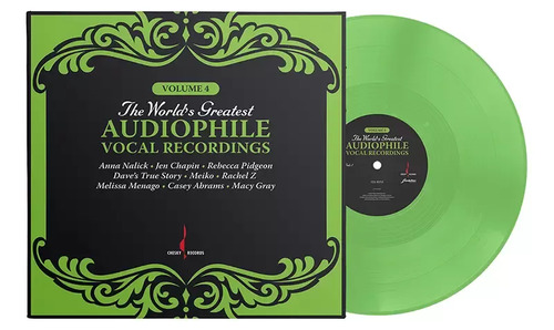 Various Artists The World's Greatest Audiophile Vocal Recordings Vol.4 Transparent Green Coloured Vinyl One-Step