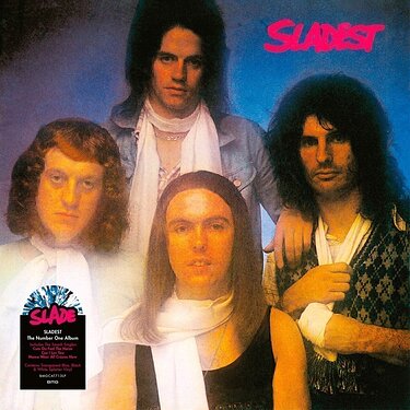 Slade Sladest (Coloured Transparent Blue, Black & White Splatter Vinyl)