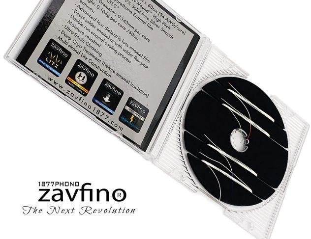 Zavfino-1877 Phono LITZ-76Ag-0.6 Tonearm Rewire