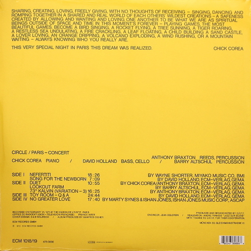 Circle Paris Concert (2 LP)