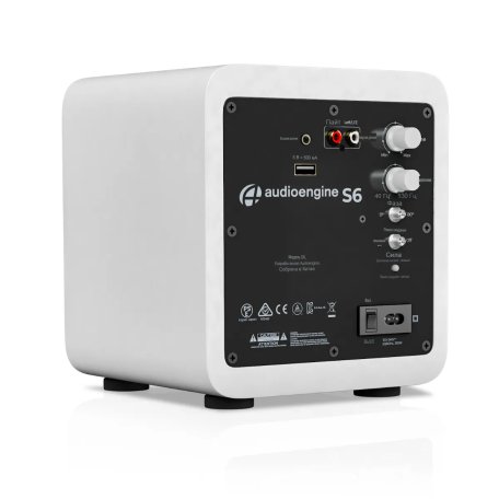 Audioengine S6 High Gloss White