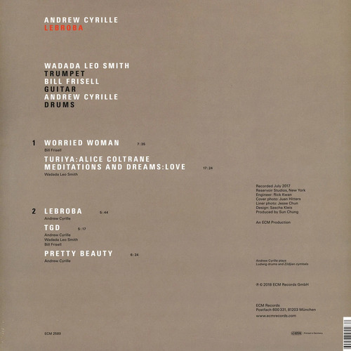 Andrew Cyrille, Wadada Leo Smith, Bill Frisell Lebroba