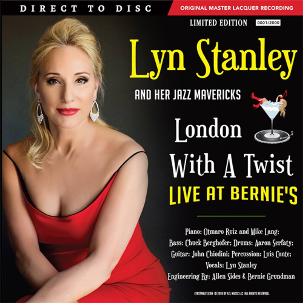 Lyn Stanley London With A Twist Live At Bernie's (Autographed) Direct To Disc 45RPM Ferrari Red Vinyl (2 LP)