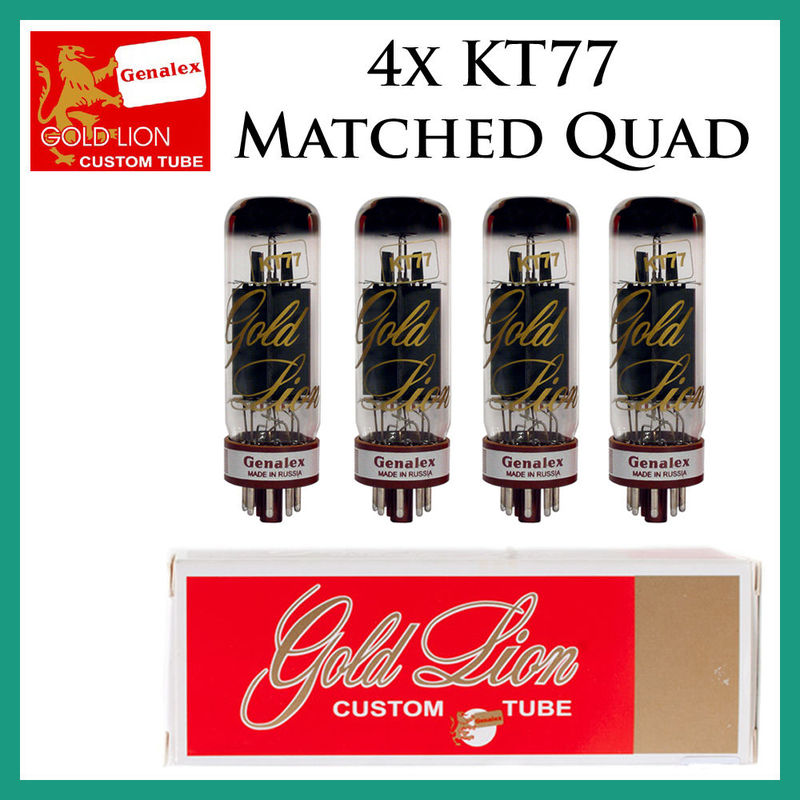 Genalex Gold Lion KT77 Hand Selected Quad Set (4 pcs.)