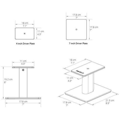 Kanto Audio SP6HD White