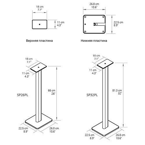 Kanto Audio SP32 Black