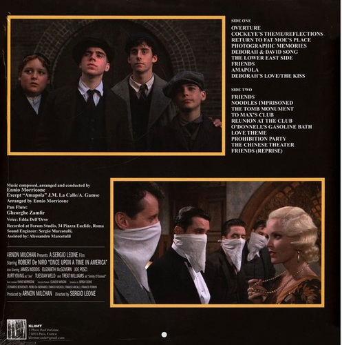 OST Once Upon A Time In America by Ennio Morricone Coloured Gold Vinyl