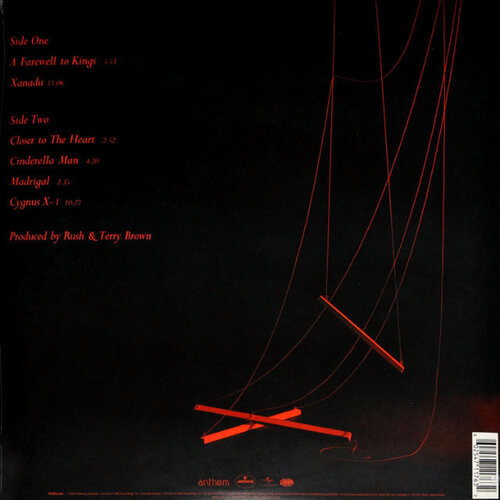 Rush A Farewell to Kings (Direct Metal Master)