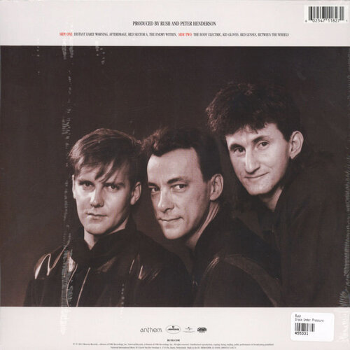 Rush Grace Under Pressure (Direct Metal Master)