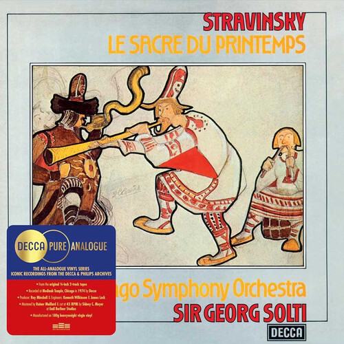Georg Solti & Chicago Symphony Orchestra Stravinsky Le Sacre du Printemps (Decca Pure Analogue Series) 45RPM