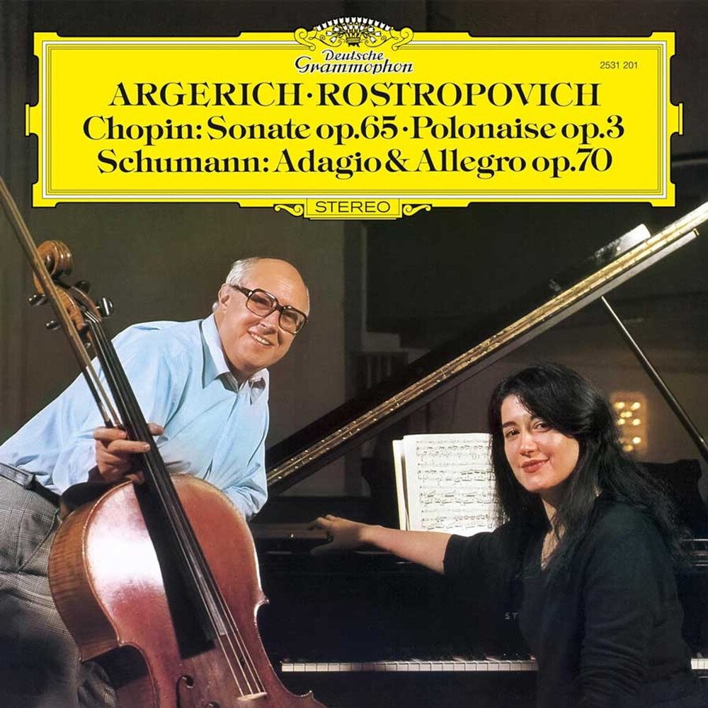 Martha Argerich & Mstislav Rostropovich Chopin: Sonate, Polonaise & Schumann: Adagio & Allegro (The Original Source Series)