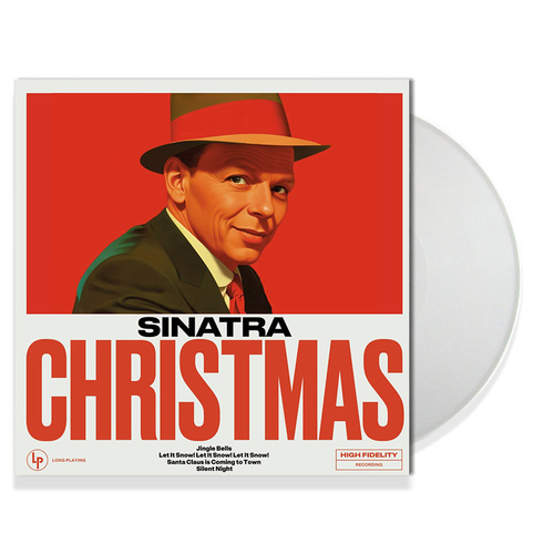 Frank Sinatra Christmas Sinatra Coloured Crystal Clear Glitter Vinyl