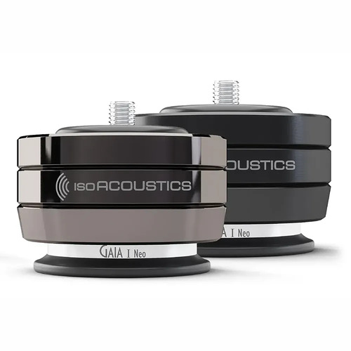 IsoAcoustics Gaia I Neo Speaker Isolation Feets Dark Chrome Set (4 pcs.)