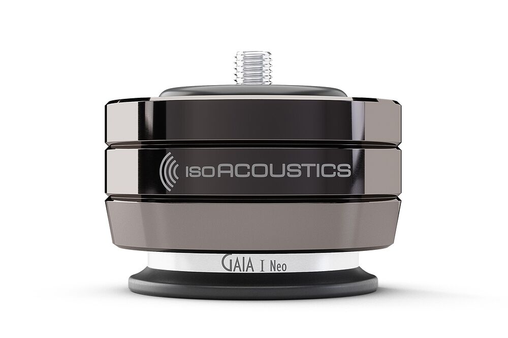 IsoAcoustics Gaia I Neo Speaker Isolation Feets Dark Chrome Set (4 pcs.)