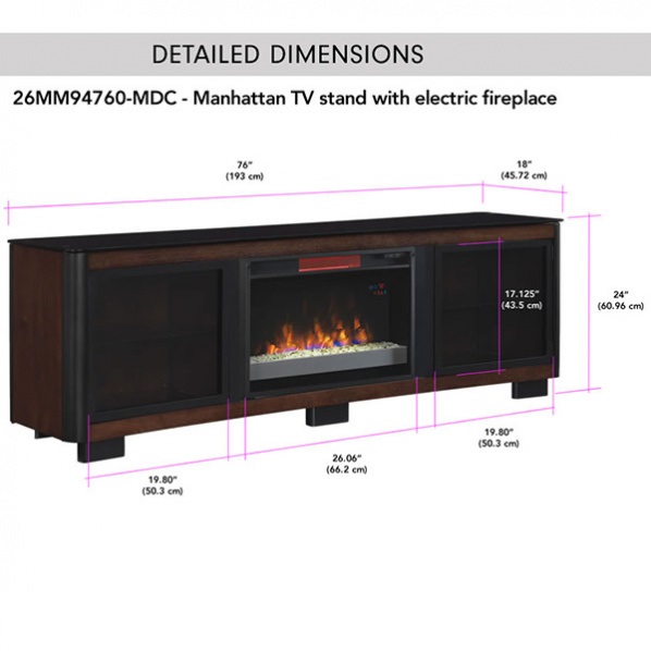 Bell'o Manhattan 26MM94760-MDC Dark Cherry