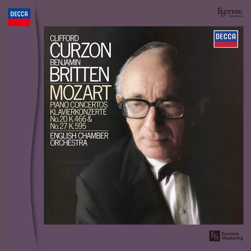 Clifford Curzon, Benjamin Britten & English Chamber Orchestra Mozart Piano Concertos Nos.20 & 27