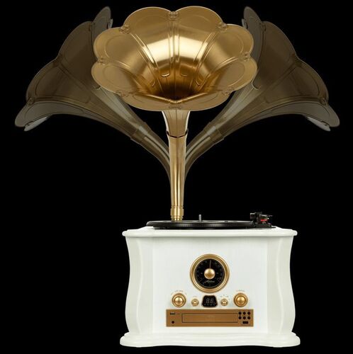 Alive Audio Gramophone White