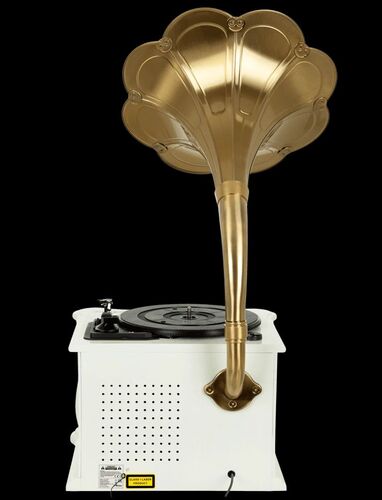 Alive Audio Gramophone White