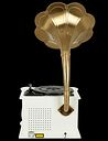 Alive Audio Gramophone White