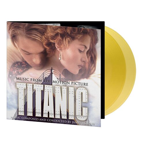 OST Titanic by James Horner Coloured Translucent Yellow Vinyl (2 LP)