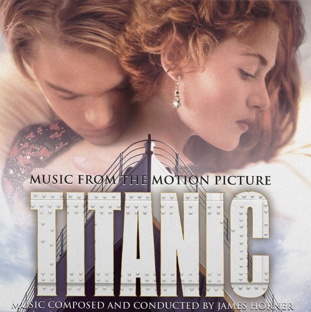 OST Titanic by James Horner Coloured Translucent Yellow Vinyl (2 LP)