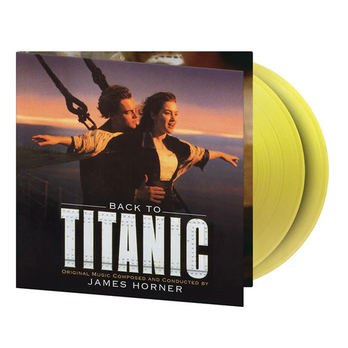 OST Back to Titanic by James Horner Coloured Translucent Yellow Vinyl (2 LP)